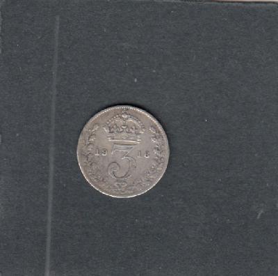 Beschrijving: 3 Pence EDWARD V